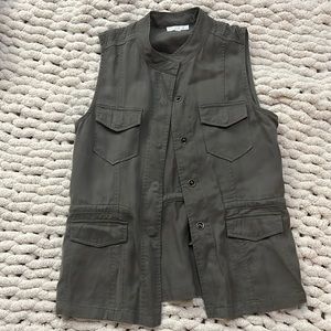 Light olive green vest
